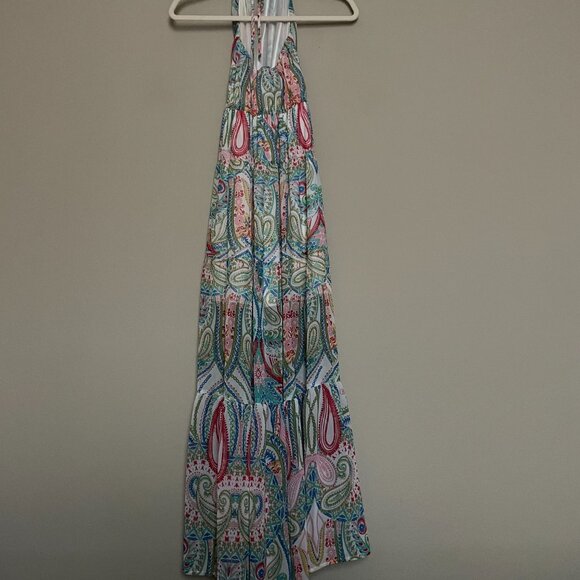 NY&Co, Petite, XS, Maxi, Paisley, Tiered Dress - Picture 3 of 8